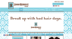 Desktop Screenshot of johnnyrodriguezsalon.com